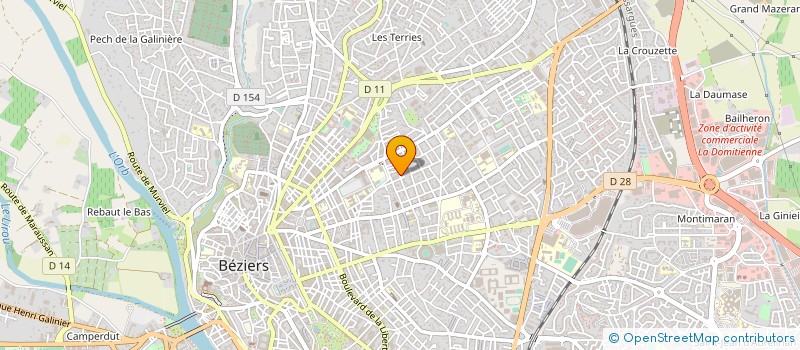 localisation de l'entreprise MONSIEUR PATRICK LATOUR  BEZIERS