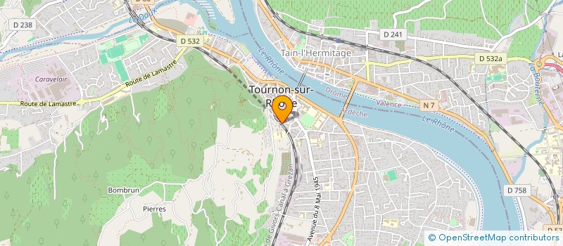 localisation de l'entreprise MONSIEUR PATRICK LATOUR à TOURNON-SUR-RHONE