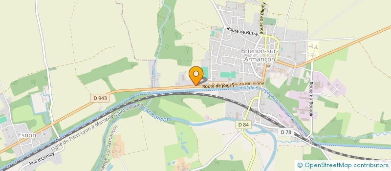 localisation de l'entreprise MONSIEUR PATRICK LATREILLE  BRIENON-SUR-ARMANCON