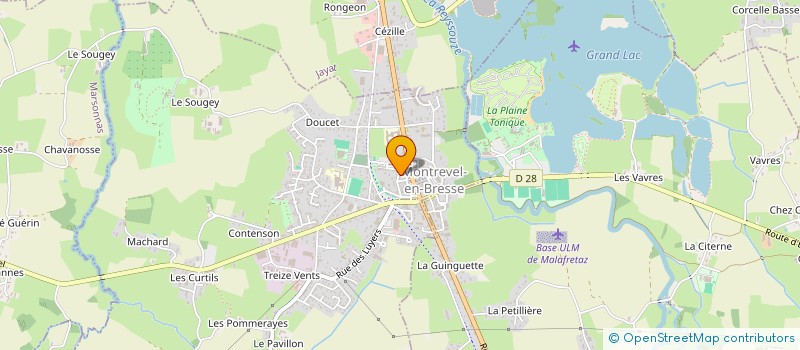 localisation de l'entreprise MONSIEUR PATRICK LAUBRIAT à MONTREVEL-EN-BRESSE