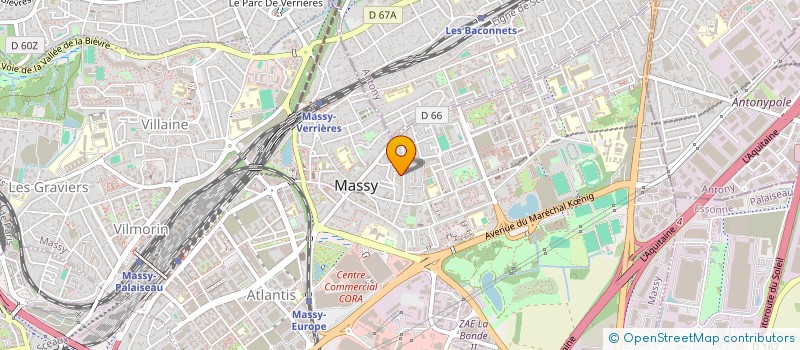 localisation de l'entreprise MONSIEUR PATRICK LAUDIGNON à MASSY