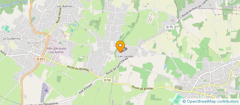 localisation de l'entreprise MONSIEUR PATRICK LAUMOND  BRINDAS