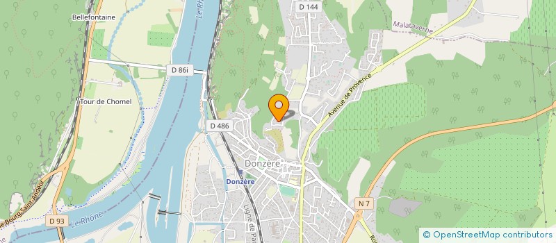 localisation de l'entreprise MONSIEUR PATRICK LAURENS  DONZERE