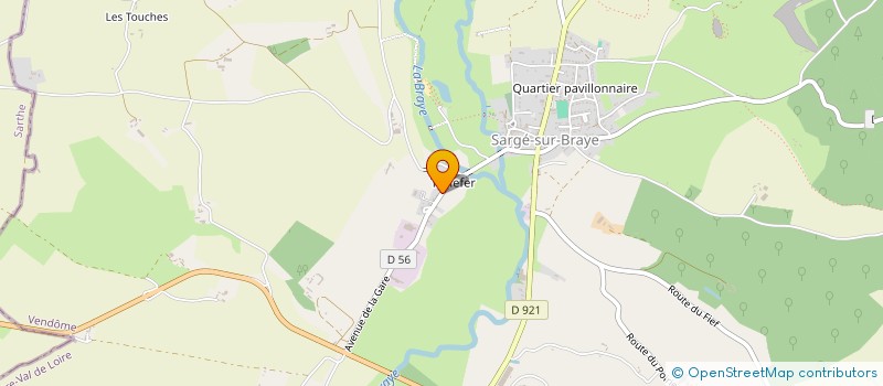 localisation de l'entreprise MONSIEUR PATRICK LAURENT  SARGE-SUR-BRAYE