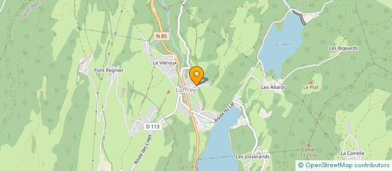 localisation de l'entreprise MONSIEUR PATRICK LAUVERGNE à LAFFREY
