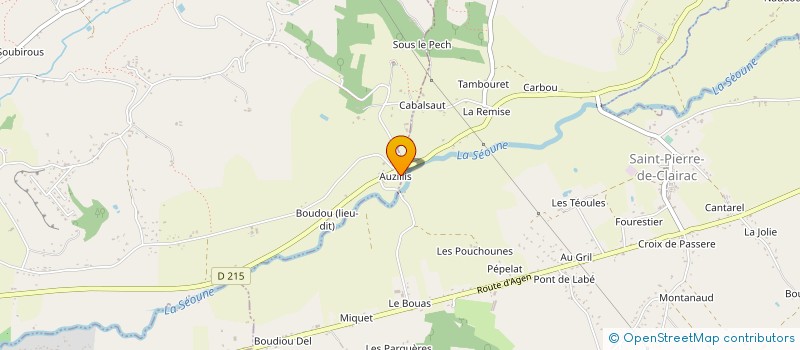 localisation de l'entreprise MONSIEUR PATRICK LAVABRE  CASTELCULIER