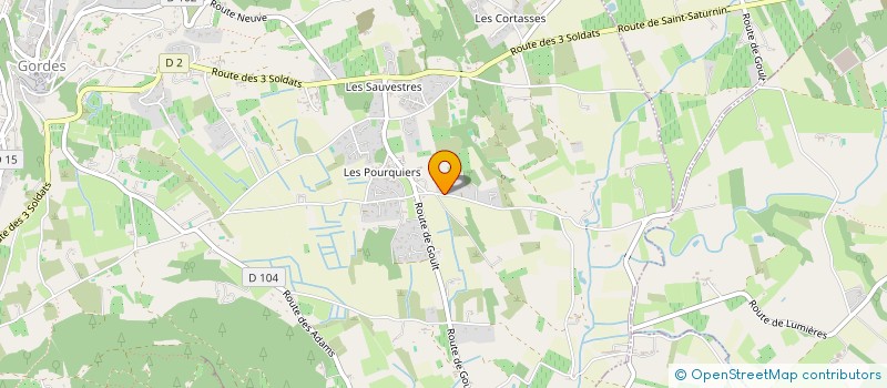 localisation de l'entreprise MONSIEUR PATRICK LAVAL à GORDES
