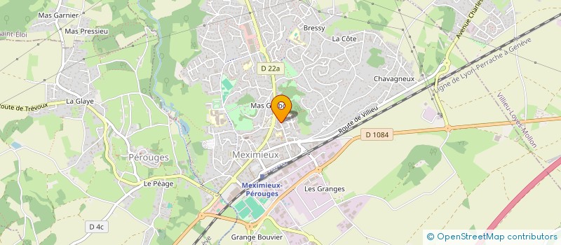 localisation de l'entreprise MONSIEUR PATRICK LAVALLEE à MEXIMIEUX