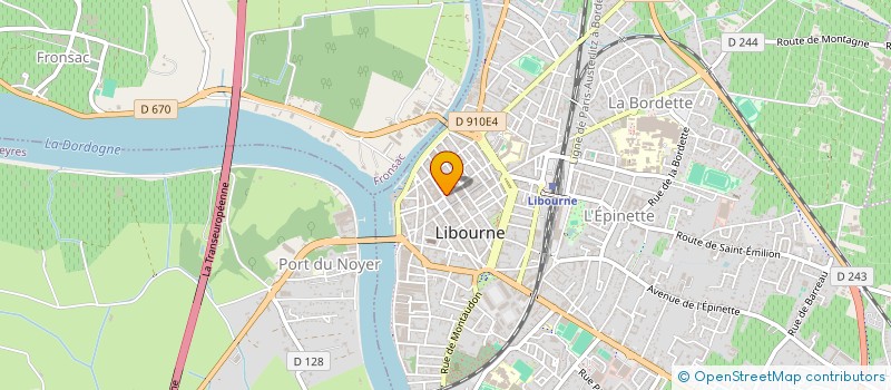localisation de l'entreprise MONSIEUR PATRICK LAVEAU à LIBOURNE