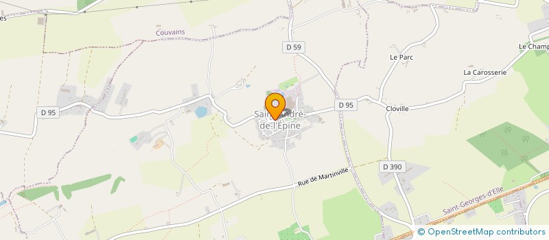 localisation de l'entreprise MONSIEUR PATRICK LAVEILLE  SAINT-ANDRE-DE-L'EPINE