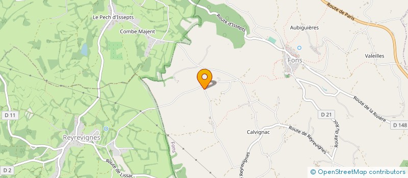 localisation de l'entreprise MONSIEUR PATRICK LAVERNHE  FONS