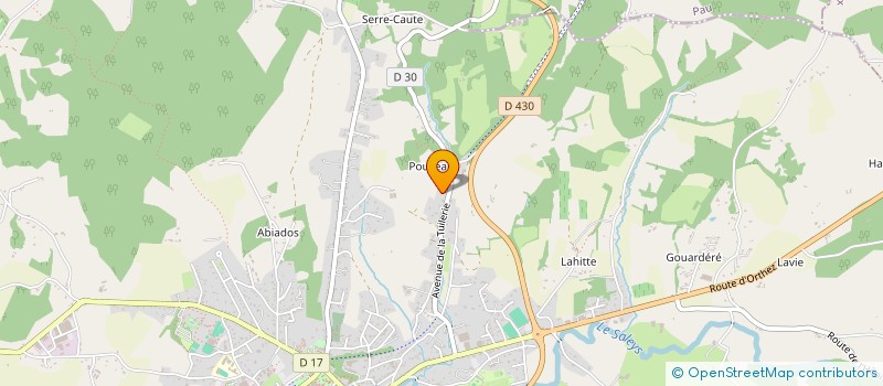 localisation de l'entreprise MONSIEUR PATRICK LAVIGNE à SALIES-DE-BEARN