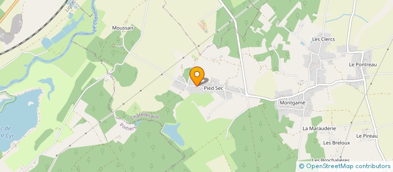 localisation de l'entreprise MONSIEUR PATRICK LAVRARD  VOUNEUIL-SUR-VIENNE