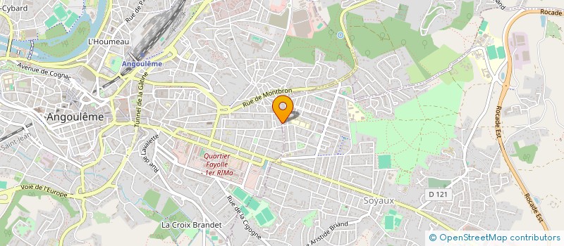 localisation de l'entreprise MONSIEUR PATRICK LE à ANGOULEME