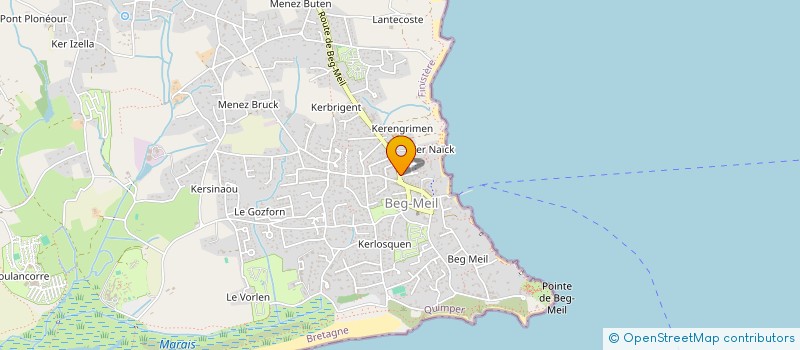 localisation de l'entreprise MONSIEUR PATRICK LE BERRE à FOUESNANT