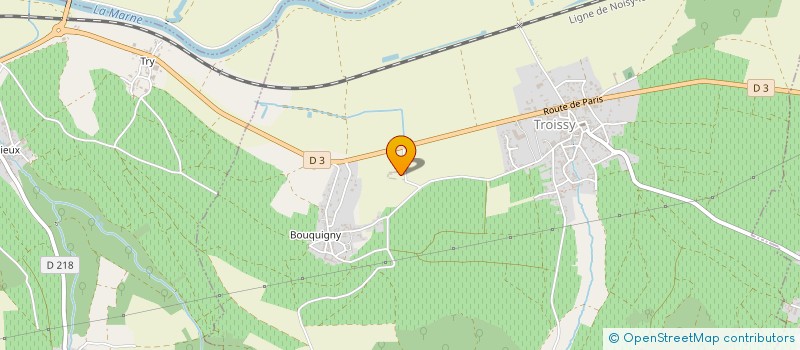 localisation de l'entreprise MONSIEUR PATRICK LE BOURGEOIS  TROISSY