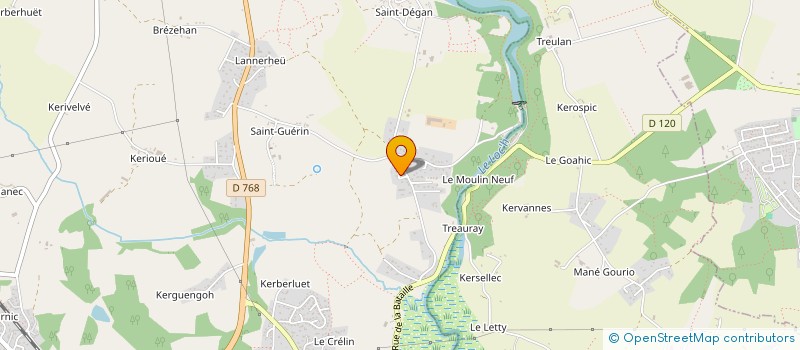 localisation de l'entreprise MONSIEUR PATRICK LE BOURHIS à BRECH