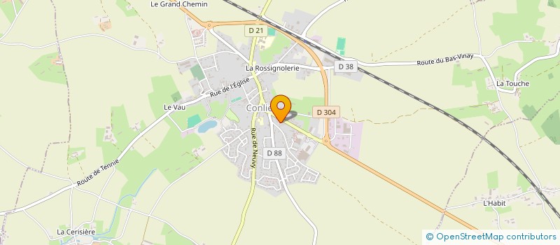 localisation de l'entreprise MONSIEUR PATRICK LE BRUN  DOMFRONT-EN-CHAMPAGNE