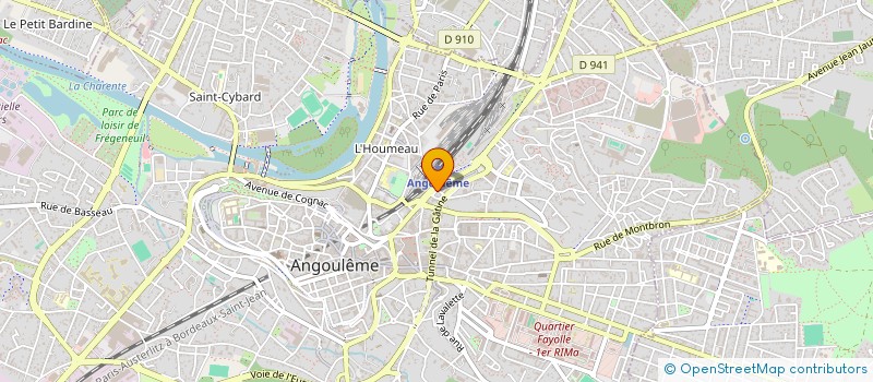 localisation de l'entreprise MONSIEUR PATRICK LE CALVEZ à ANGOULEME