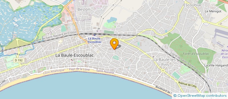 localisation de l'entreprise MONSIEUR PATRICK LE COCQ  LA BAULE-ESCOUBLAC
