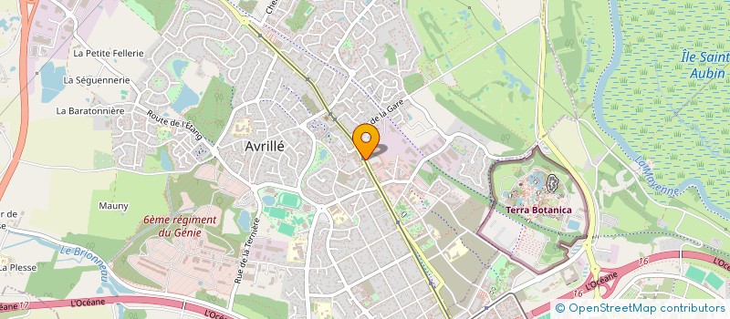 localisation de l'entreprise MONSIEUR PATRICK LE CORRE à AVRILLE