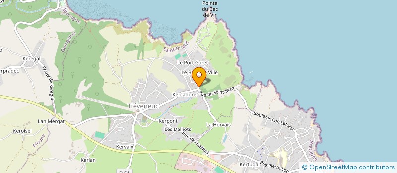 localisation de l'entreprise MONSIEUR PATRICK LE FEVRE  PLOURHAN