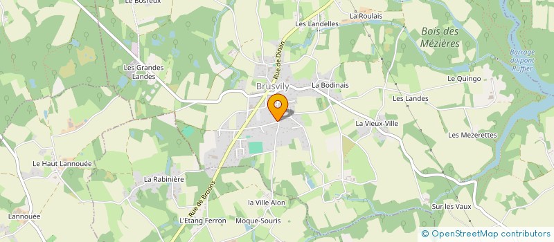 localisation de l'entreprise MONSIEUR PATRICK LE GAL  BRUSVILY