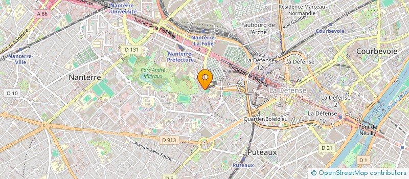 localisation de l'entreprise MONSIEUR PATRICK LE GALL  NANTERRE