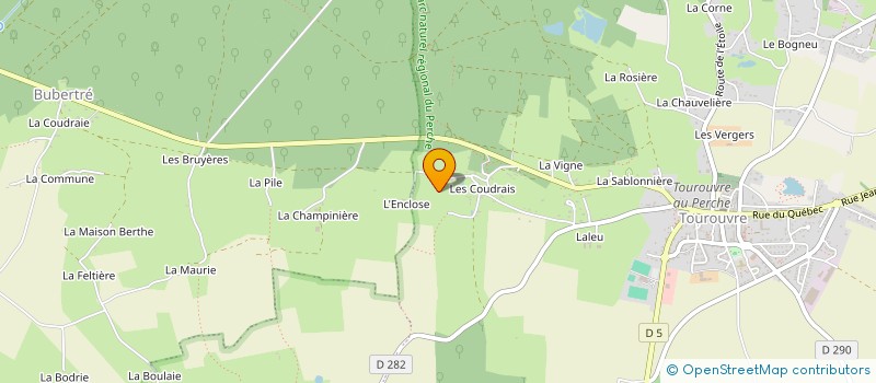 localisation de l'entreprise MONSIEUR PATRICK LE GOFF à TOUROUVRE AU PERCHE