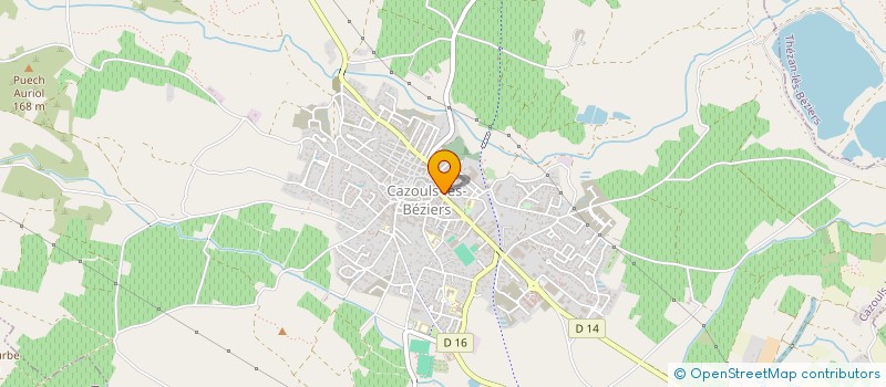 localisation de l'entreprise MONSIEUR PATRICK LE GOFF  CAZOULS-LES-BEZIERS