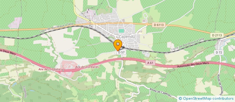 localisation de l'entreprise MONSIEUR PATRICK LE MARIE  CAPENDU