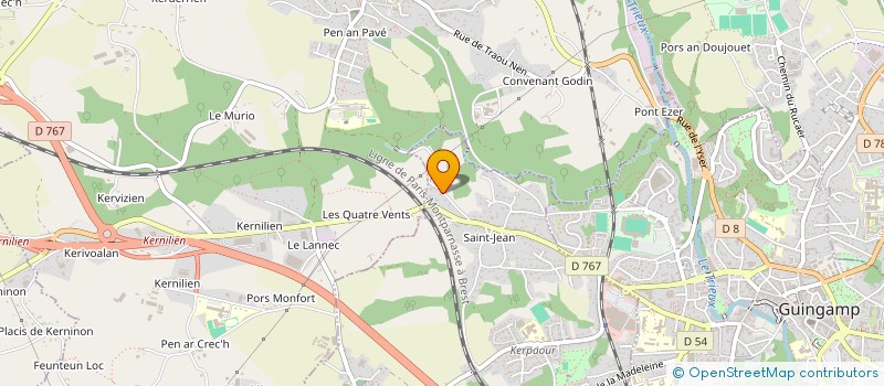 localisation de l'entreprise MONSIEUR PATRICK LE MEE  PLOUISY