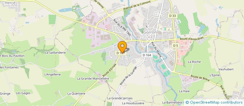 localisation de l'entreprise MONSIEUR PATRICK LE MEIL  GORRON