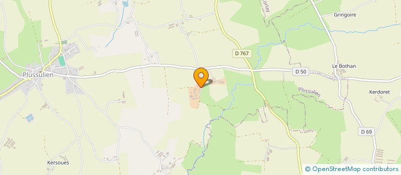 localisation de l'entreprise MONSIEUR PATRICK LE MEUR  PLUSSULIEN