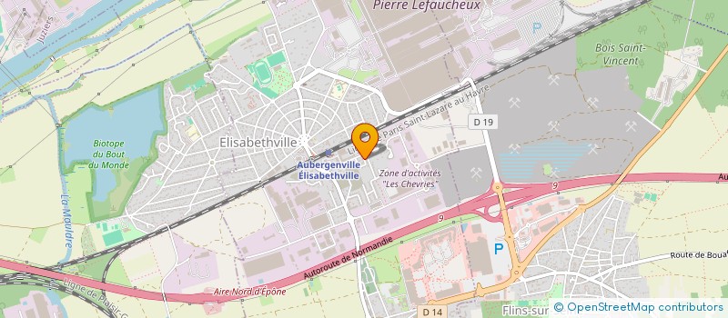 localisation de l'entreprise MONSIEUR PATRICK LE MOINE  AUBERGENVILLE