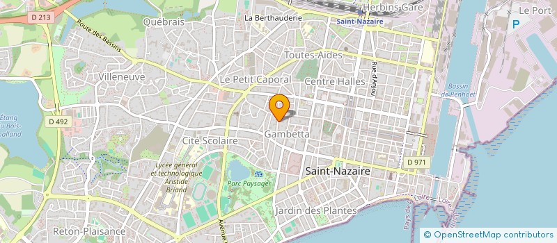localisation de l'entreprise MONSIEUR PATRICK LE MONIES DE SAGAZAN à SAINT-NAZAIRE