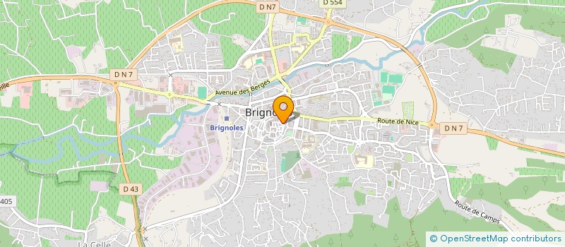 localisation de l'entreprise MONSIEUR PATRICK LE NOURS  BRIGNOLES