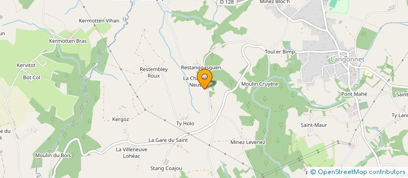 localisation de l'entreprise MONSIEUR PATRICK LE ROUX  LANGONNET