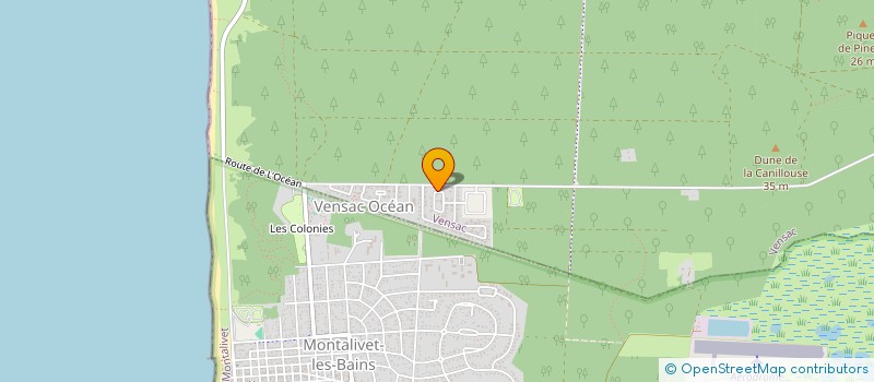 localisation de l'entreprise MONSIEUR PATRICK LE ROUX  VENSAC