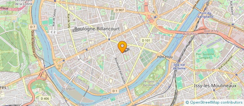 localisation de l'entreprise MONSIEUR PATRICK LE SAGE à BOULOGNE-BILLANCOURT