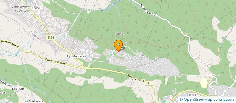 localisation de l'entreprise MONSIEUR PATRICK LE TREQUESSER  MIMET