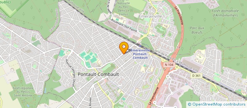 localisation de l'entreprise MONSIEUR PATRICK LEBLANS à PONTAULT-COMBAULT