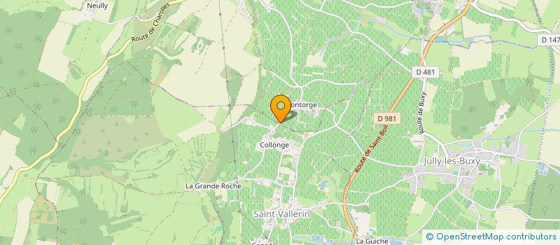 localisation de l'entreprise MONSIEUR PATRICK LEBON  MONTAGNY-LES-BUXY