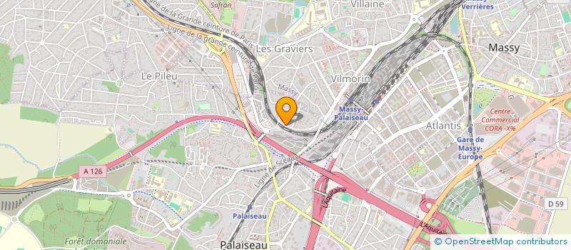 localisation de l'entreprise MONSIEUR PATRICK LECAN  PALAISEAU