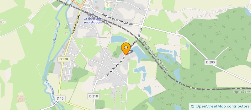 localisation de l'entreprise MONSIEUR PATRICK LECARPENTIER à LA GUERCHE-SUR-L'AUBOIS