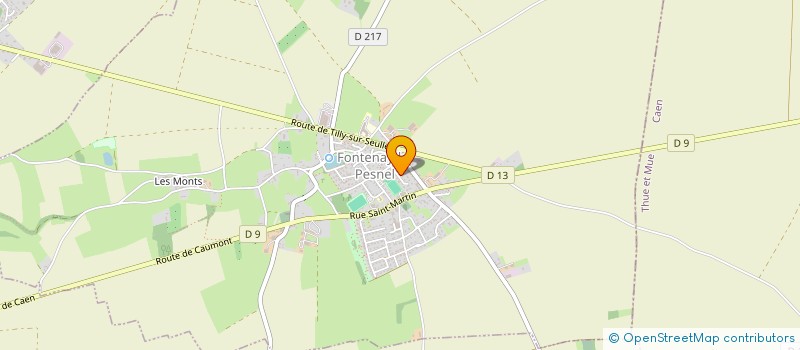 localisation de l'entreprise MONSIEUR PATRICK LECARPENTIER  FONTENAY-LE-PESNEL