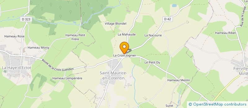 localisation de l'entreprise MONSIEUR PATRICK LECERF  SAINT-MAURICE-EN-COTENTIN