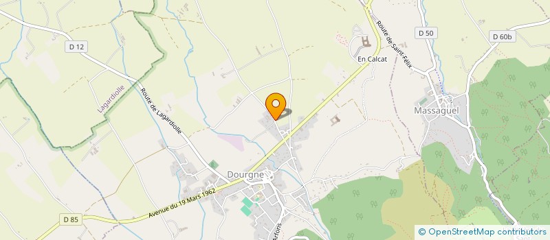 localisation de l'entreprise MONSIEUR PATRICK LECOCQ  DOURGNE