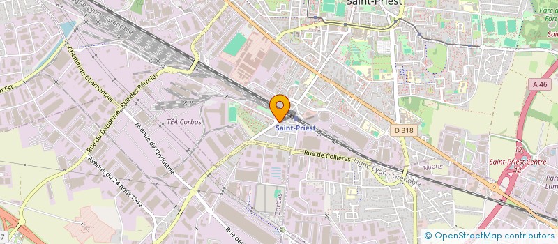 localisation de l'entreprise MONSIEUR PATRICK LECOINDRE  SAINT-PRIEST