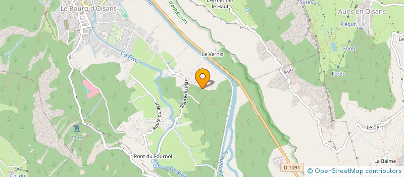 localisation de l'entreprise MONSIEUR PATRICK LECOINTRE  LES DEUX ALPES